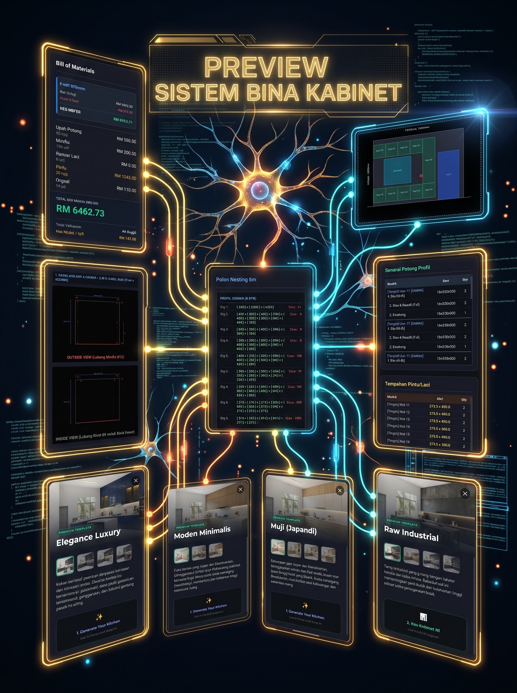 Preview Sistem Bina Kabinet Cyber